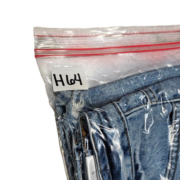 Kancan Signature Denim Distressed Button-Front Mini Skirt S Distressed Casual‎ - Picture 11 of 11